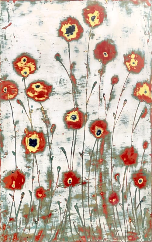 Just to Warm Your Soul- sold | Paintings by L Rowland Contemporary Art