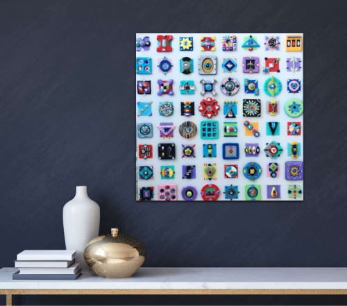 "Daydream" - Cube Art Series - 20x20x2" | Art & Wall Decor by Cami Levin