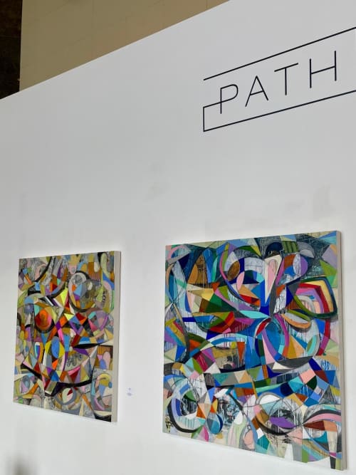 Let Me Count The Ways | Paintings by Kim Shockley Karelson Art | Lenox Square in Atlanta