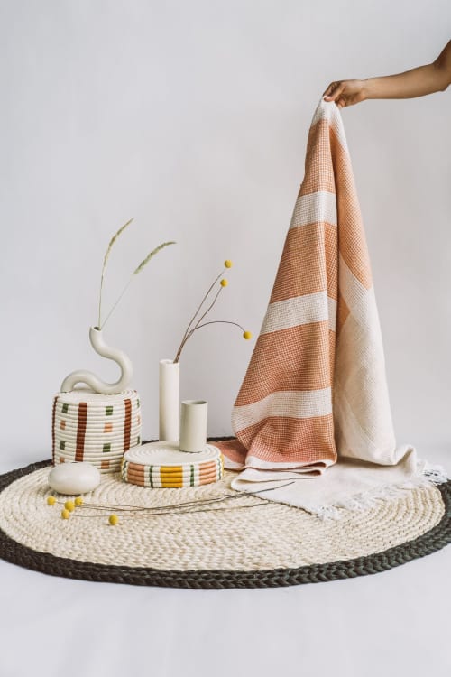 Bogota Small Round Rug | Rugs by ZUAHAZA | Finca San Felipe in La Calera