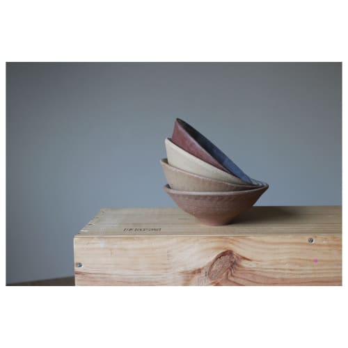 Wild clay, gradient, small bowl set | Dinnerware by Hazel Frost Ceramics