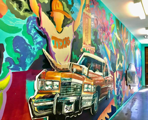 Indoor Mural | Murals by J MUZACZ | Weitzman in Austin