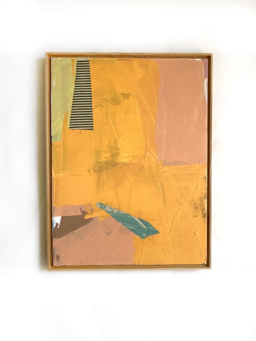 "Citrus Sherbet" Original Painting | Mixed Media by Jessalin Beutler