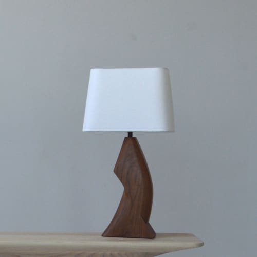 Handmade Ceramic Wave Table Lamp - Rory Pots