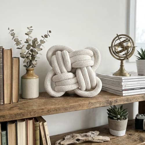 XL Star Knot | Fiber Sculpture | Wall Sculpture in Wall Hangings by Ana Salazar Atelier