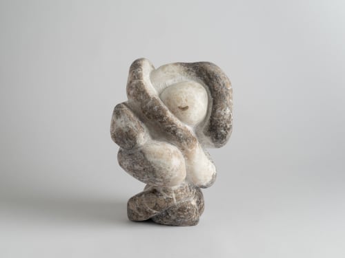 Holding You, Holding Me | Abstract Figurative Sculpture | Sculptures by Art Larger Than Me by Daren Todd