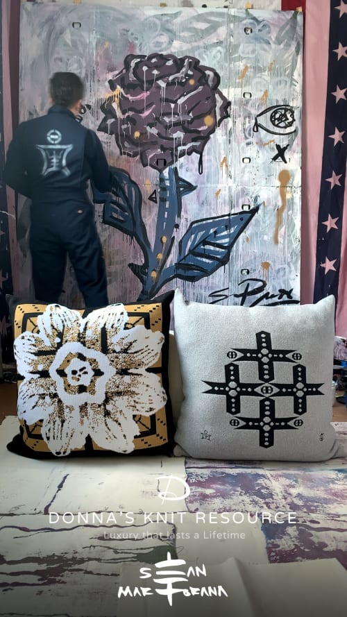 Luxury Knit Pillows | Pillows by Sean Martorana | Philadelphia in Philadelphia