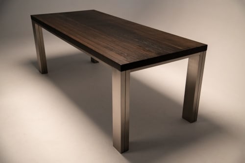 Dark Stained Oak | Reclaimed Boxcar | Tables by Wicked Mata | Letchworth Garden City in Letchworth Garden City