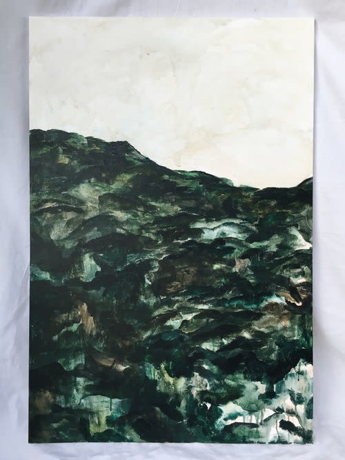 "Huron" | Oil And Acrylic Painting in Paintings by Emily Tingey