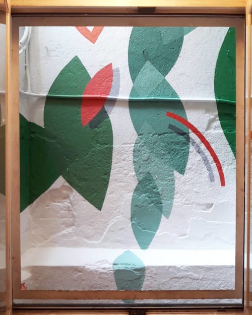 Painting (plant) | Paintings by Giulia Salamone Noeyes | Raffaelli Ristorante Italiano in Barcelona