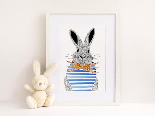 River the Rabbit | Prints by Chrysa Koukoura