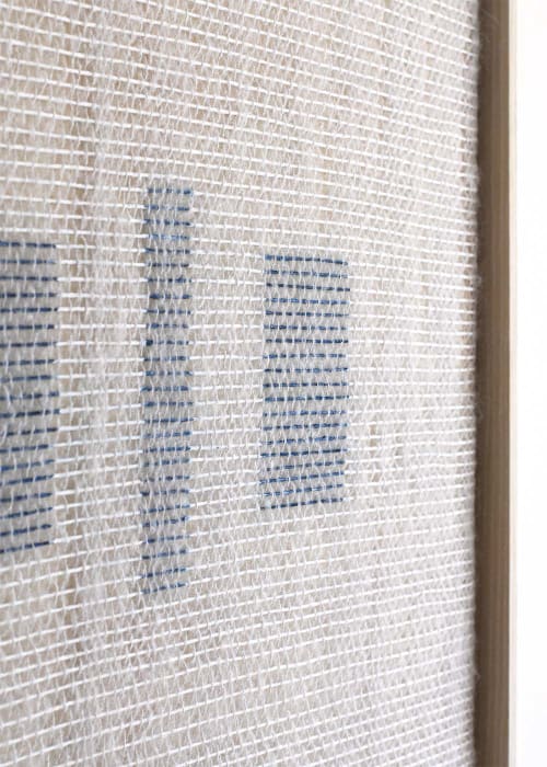 Coast to Coast #1, 2024 - Minimalist Woven Tapestry | Wall Hangings by Cheyenne Concepcion