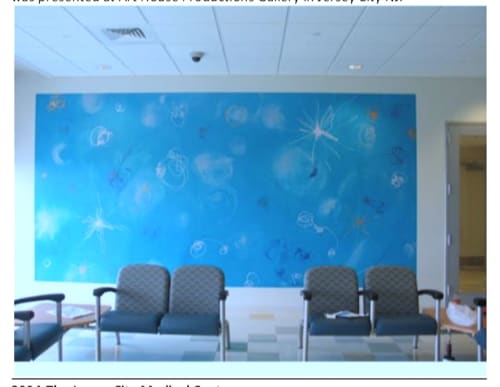 "BREATHE" Mural at the Jersey City Medical Center