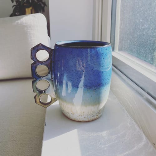 Brass Knuckle Mug | Cups by Clay and Iron