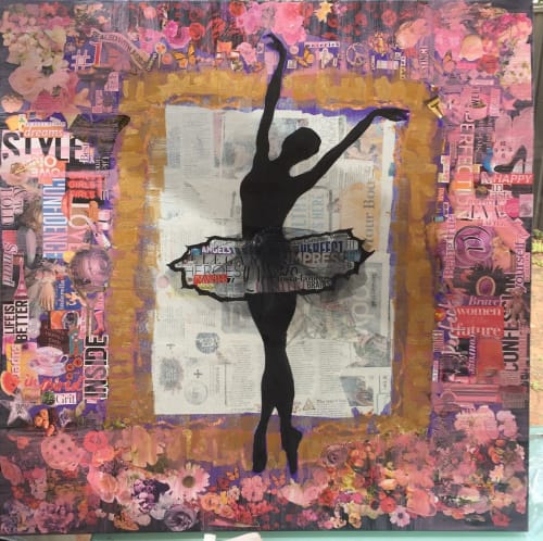 She Dances Like No-one Is Watching | Mixed Media by Anthony Adams Art