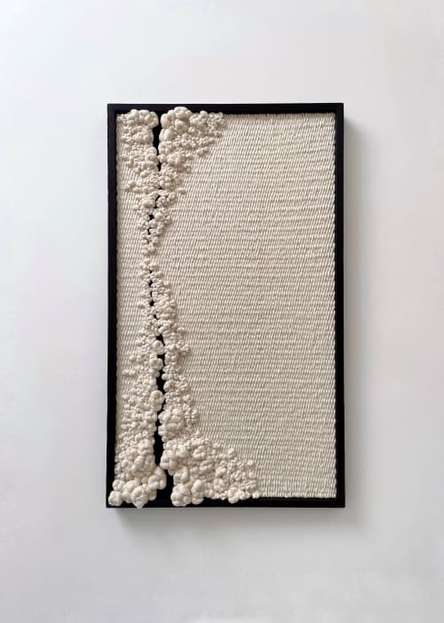 Woven wall art frame (Gorge 001) | Tapestry in Wall Hangings by Elle Collins