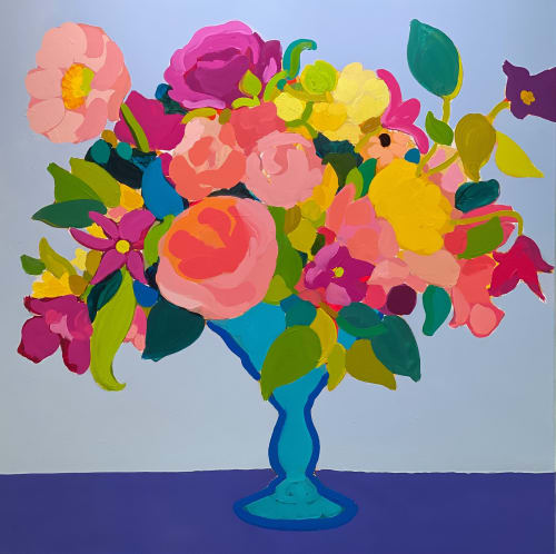 Flowers for Misty | Paintings by Fotini Christophillis