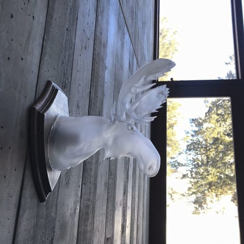 Glass Moose Sconce | Sconces by Neptune Glassworks