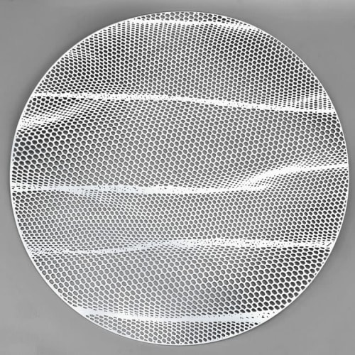 Moire Disc | Wall Hangings by Jessica Alpern Brown