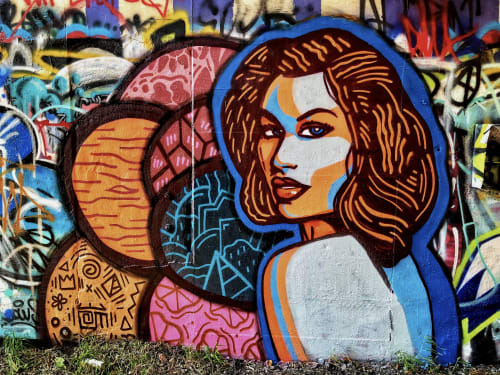 Muse 1 At Graffiti Pier By Alloyius Mcilwaine Art Seen At Graffiti Pier Philadelphia Wescover