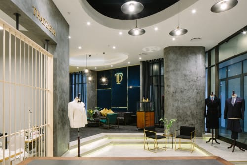 Thaddeus Bespoke Menswear by Luthando Disane | Interior Design by REIS Architecture Interiors Furniture | Central Square Sandton in Sandton