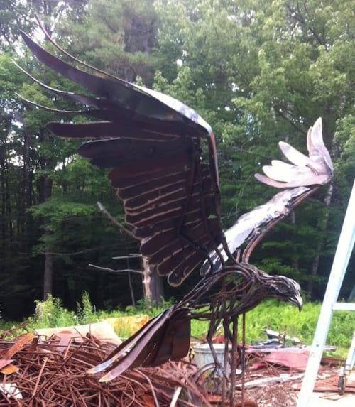 Osprey | Public Sculptures by Wendy Klemperer Art Inc