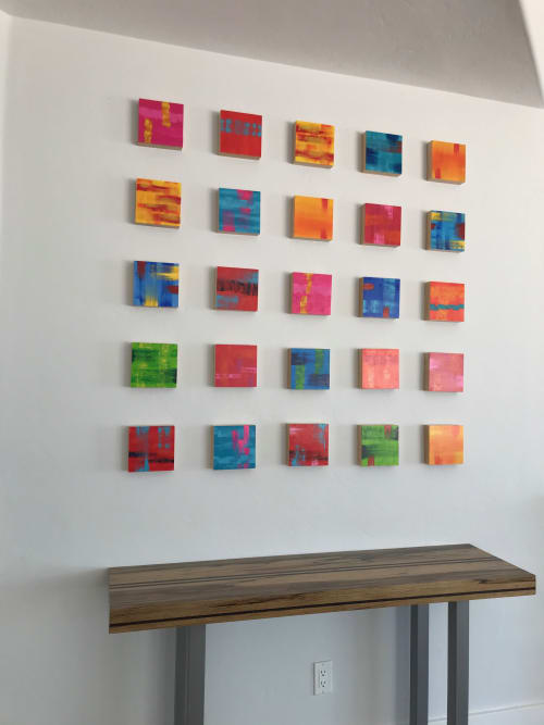Wall Sculpture, 50" x 50" by Paula Gibbs | Wall Hangings by Paula Gibbs