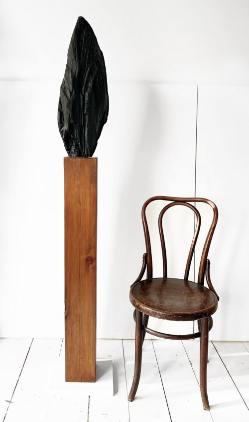 Untitled 52, Cedar Sculpture (sold) | Sculptures by Neshka Krusche | Calgary in Calgary