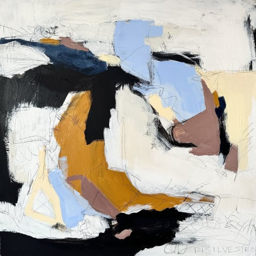 Pearl | Oil And Acrylic Painting in Paintings by Lizzie DiSilvestro