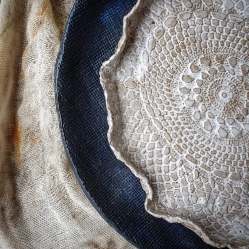 Handmade Textured Pottery by All Fired Up Pottery seen at Creator's Studio, Gold Coast Wescover