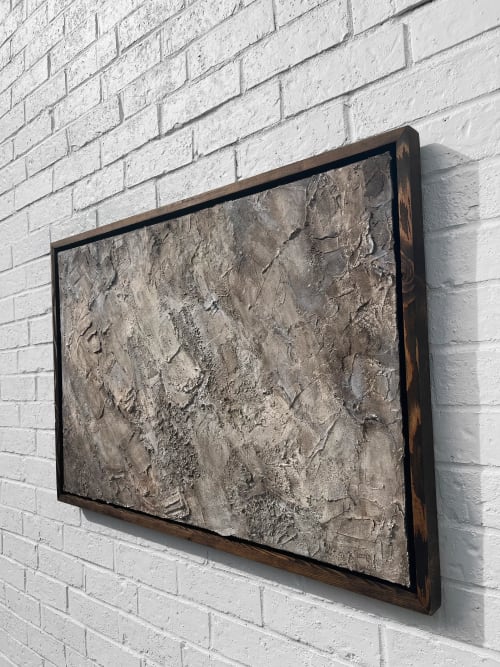"remains" (sold) | Oil And Acrylic Painting in Paintings by VISCERAL HOME STUDIO