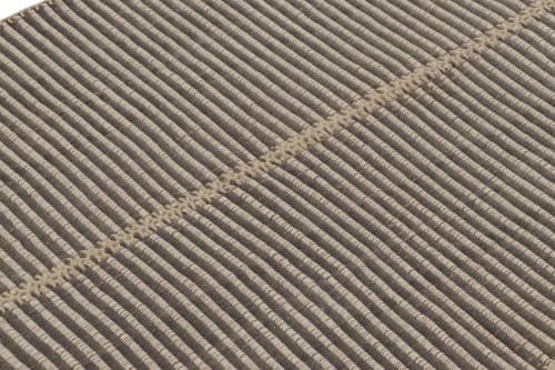 Rug & Kilim’s Accent Kilim, Square Rug in Textural White | Rugs by Rug a