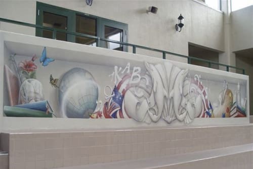 Wall Mural | Murals by Brenda Mauney Councill Councill Fine Art Studio, LLC. | Ocean Reef Club in Key Largo