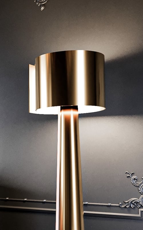 ALUNITE Lamp | Floor Lamp in Lamps by Mavimatt