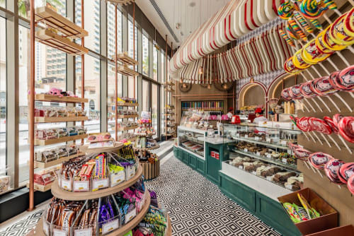 FUZZYWIGGS – JBR | Interior Design by H2R Design | Fuzziwigs Candy Factory in Dubai