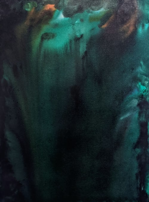 Verdant Forest | Paintings by Carrie Rodak Fine Art