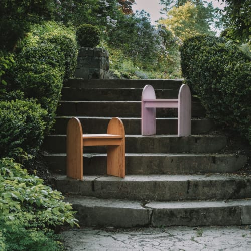 BUIS Stool & Bench | Chairs by Le Tenon et la Mortaise