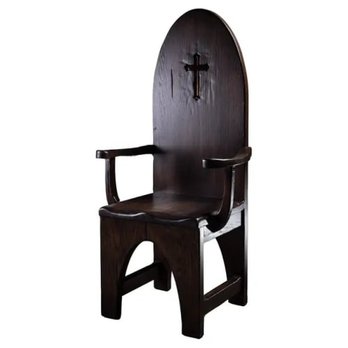 1983 Oak Armchair | Chairs by Aeterna Furniture