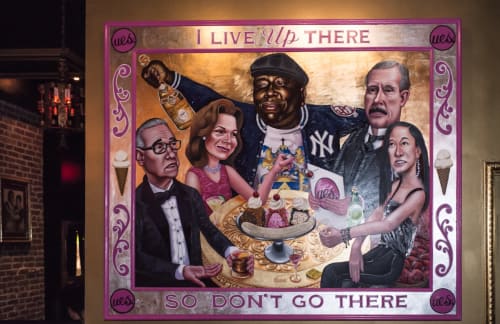 I Live Up There | Paintings by Tom Sanford | UES. in New York