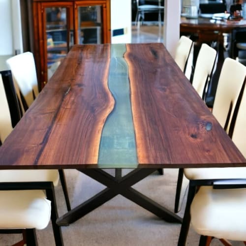 Epoxy Dining Table, Epoxy Resin Table, Epoxy Wood Table | Tables by Innovative Home Decors