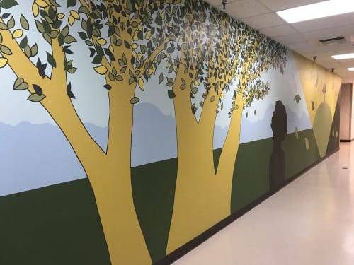 Tree Mural | Murals by Kaley Minich | Youth Center of the High Plains in Amarillo