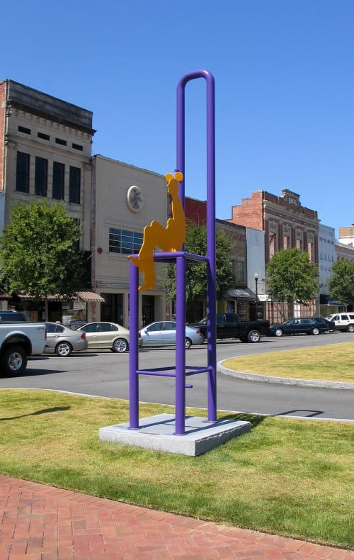MICKEY WATCHER | Public Sculptures by jim collins sculpture