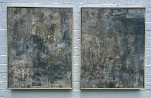 "let go/ACCEPT" (sold) | Mixed Media in Paintings by VISCERAL HOME STUDIO