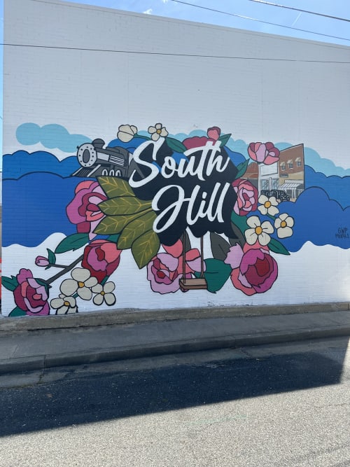 South Hill, VA Interactive Mural | Street Murals by Christine Crawford | Christine Creates