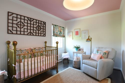 Surprise Girl Nursery | Interior Design by Christine Kommer, Surround Design LLC | Private Residence, Cincinnati in Cincinnati