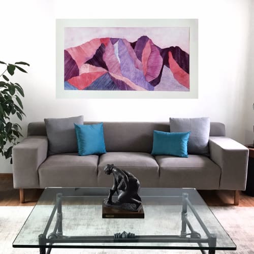 Giewont mountain (SOLD- similar piece upon request) | Mixed Media by Laila Vazquez