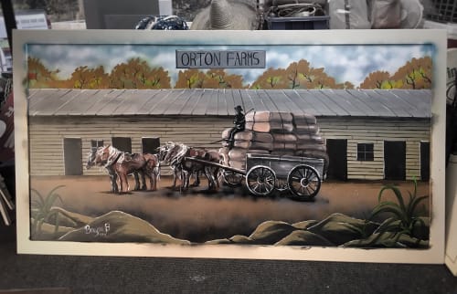 Orton Wool farms | Murals by Manabell | Tuakau in Tuakau