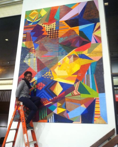 Large Scale Painting | Paintings by Destiny Palmer | Landmark College in Putney