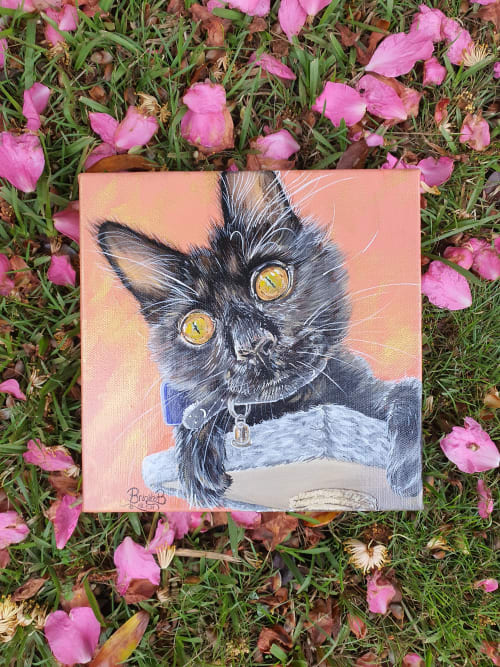 Cat portrait | Paintings by Manabell