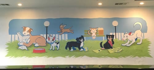 Pups of Pup Plaza | Murals by P.M.B.Q.